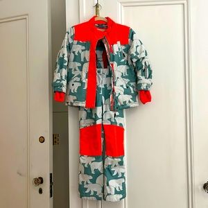 Mini Boden Ski Bib and Jacket - size 7/8
